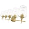 Z-Lite Joliet 5 Light Vanity, Olde Brass & Clear 473-5V-OBR - alternate 7
